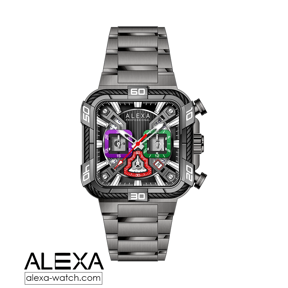 alexa-watch.com-3016-4 ساعت مچی مردانه الکسا مدل 3016